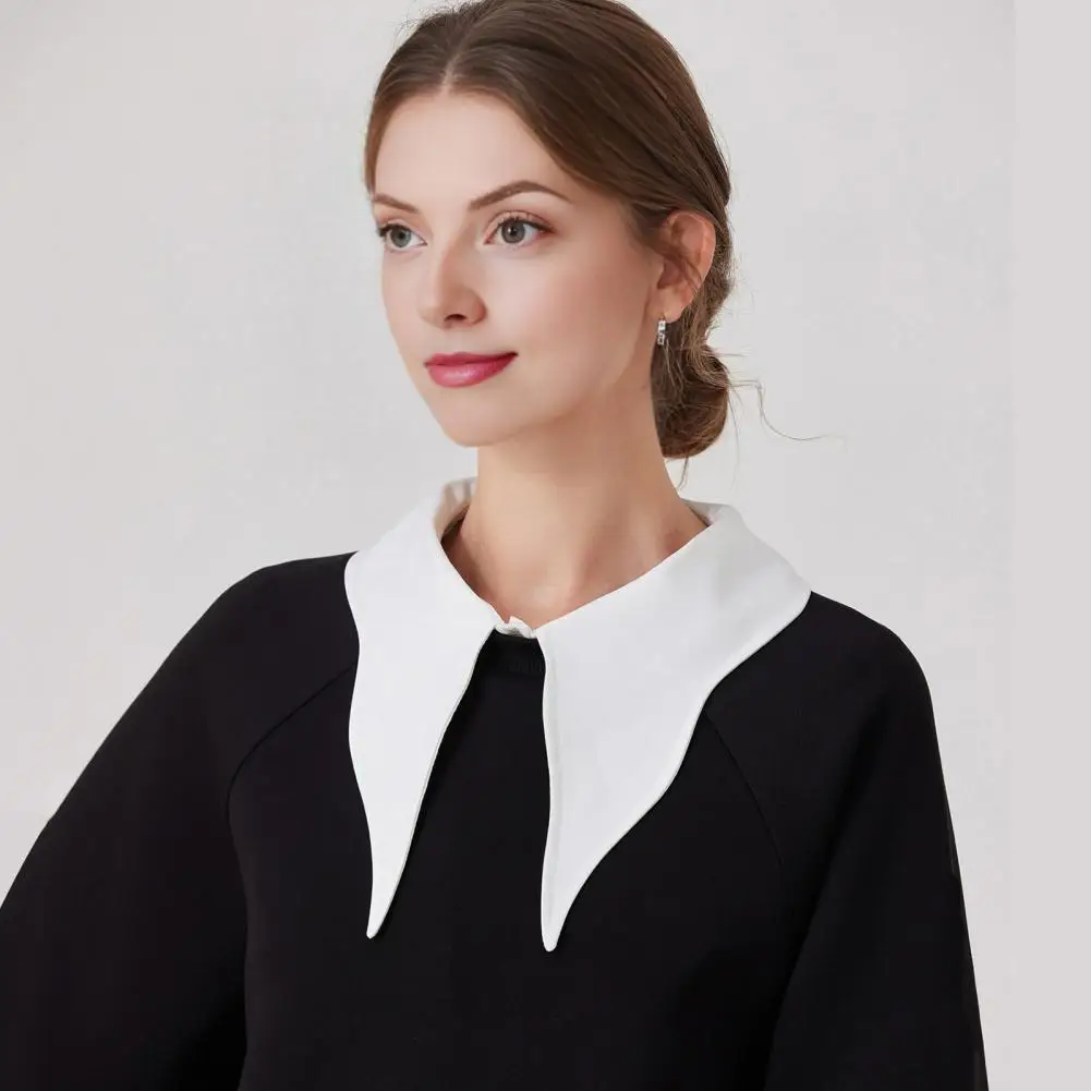 Detachable Fake Collar for Women, Adjustable Shirt Collar, Decorative Layering Accessory for Sweaters And Crew Neck Tops