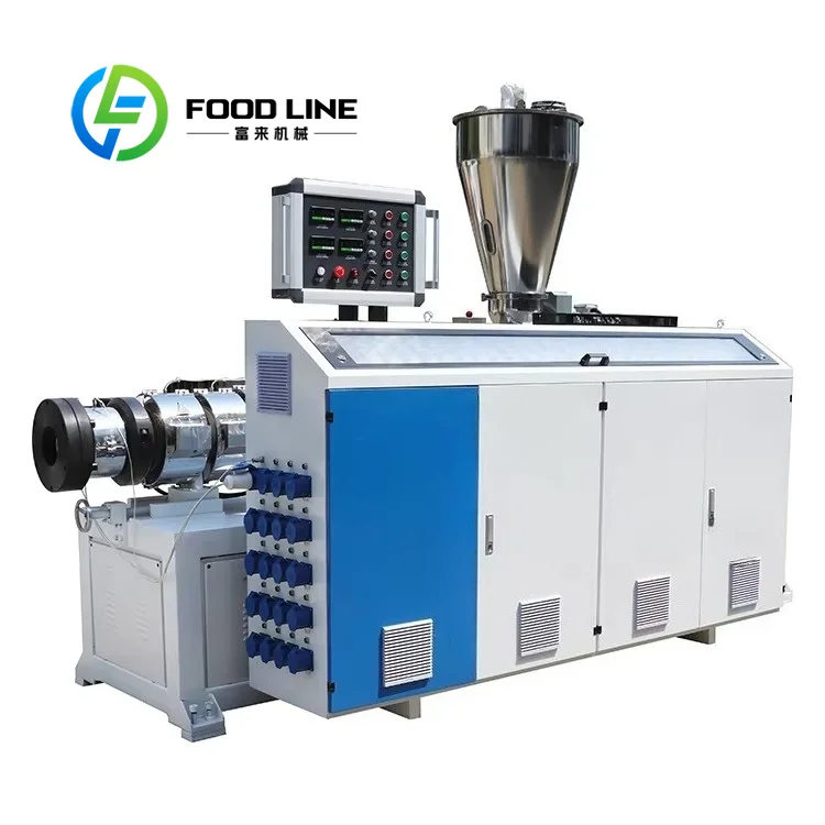 Twin Screw Extruder Anti-Wear Alloy Screw Sleeve Extends Service Life When Processing High Filler Calcium Carbonate Plastic Mixe