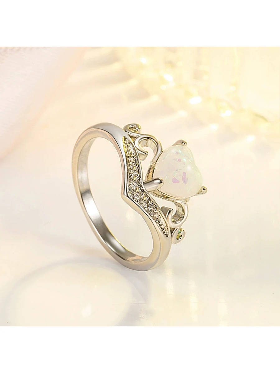 خاتم منحوت عالي الجودة 5A، عصري فاخر وخفيف، تصميم رائع منحوت عالي الجودة هدية عيد الحب