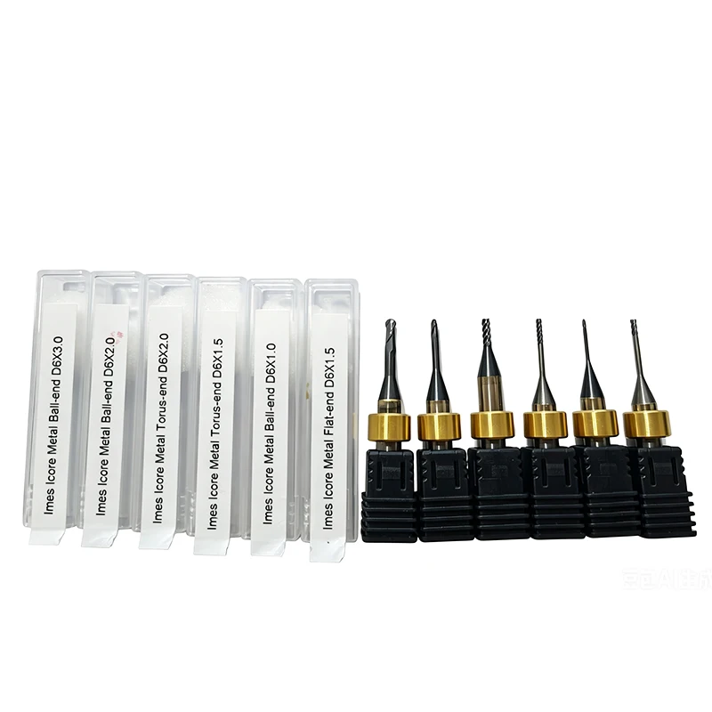 Afbeelding 3: Dental Lab Imes Icore 350i Metalen freesboren CADCAM-snijders Schacht 6 mm, lengte 50 mm Dental Tech Tools