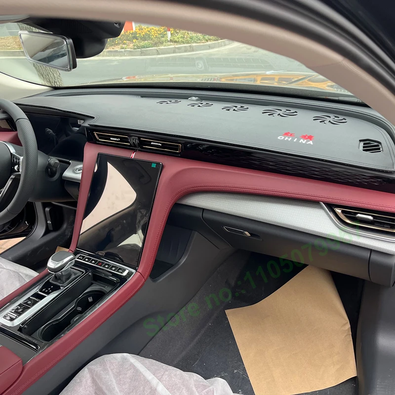 

Anti-slip Leather Darsboard Mat For Hongqi H5 2023-2025 Sun Protection Heat Insulation Car Interior Decoration Sunade Pad