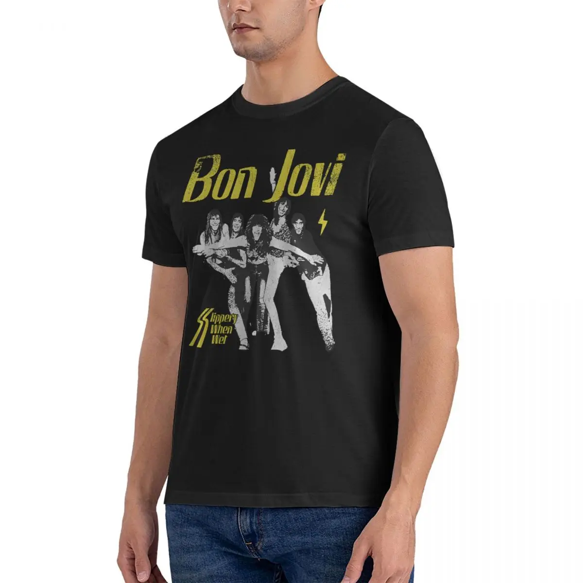 Dagger Forever Slippery T Shirts for 100% Cotton Humor T-Shirts O Neck B-Bon band Jovis Tee Shirt Short Sleeve Clothes Gift Idea