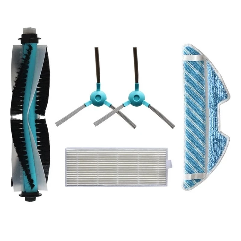 Thay Thế Bàn Chải Cạnh Bên Cho Cecotec Conga 1290 1390 1490 1590 Bụi Bộ Lọc Hepa Chổi Lau Nhà Miếng Lót Robot Hút Bụi Phụ Tùng