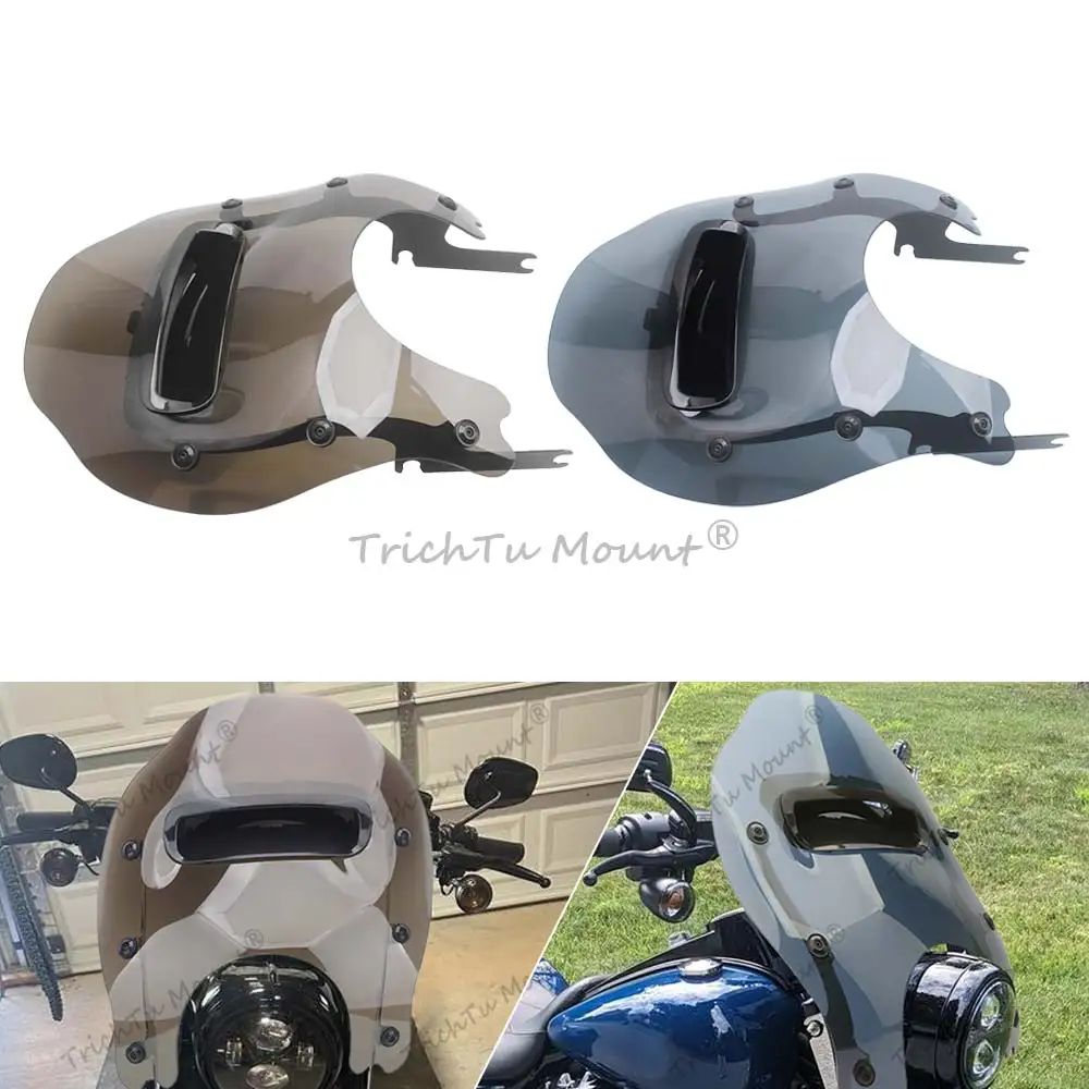 

Передние лобовые стекла мотоцикла с регулируемым вентиляционным отверстием для Harley Road King Classic Special FLHR FLHRC FLHRXS 1994-2025