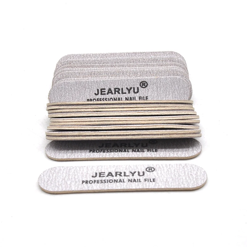 100/50/20Pcs/Lot MINI Wooden Nail Files Sanding Grinding Polishing Buffer Strips Manicure Care Tools 180/240 Grit
