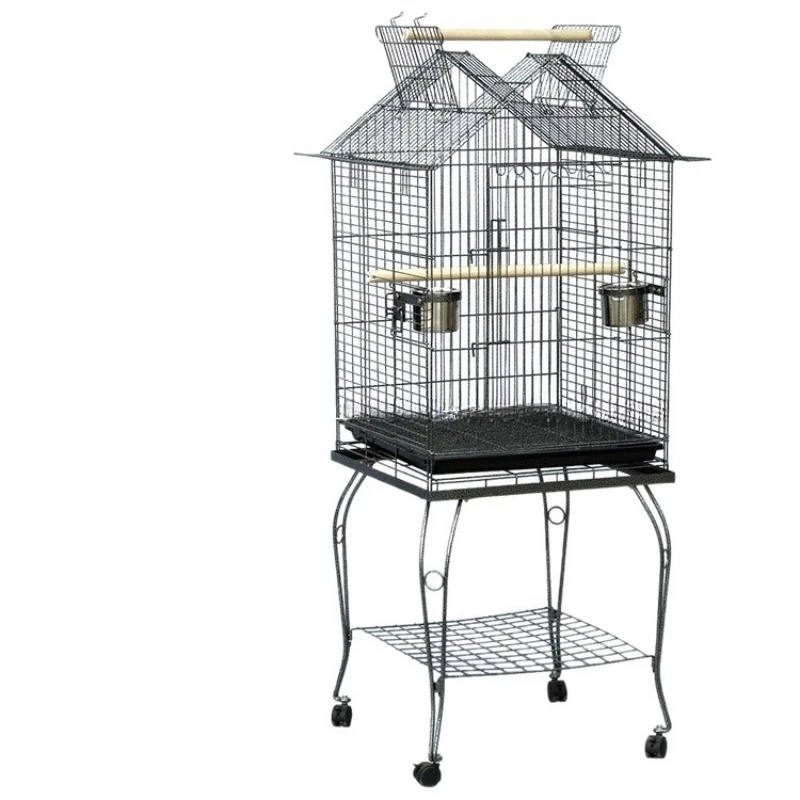 Processing custom parrot cage, special for tiger skin Xuanfeng , large household luxury metal factory direct sales