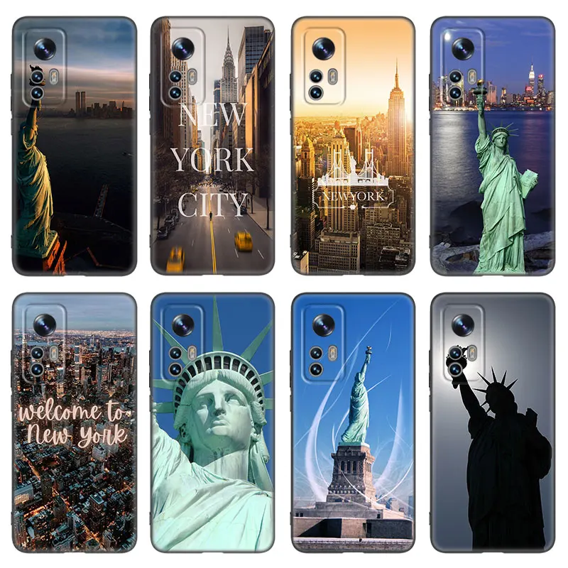 NYC NEW YORK City Phone Case For Xiaomi Mi 10T 11i 11T Note 10 11 Lite NE F1 POCO F3 M3 X3 GT NFC M4 X4 Pro 5G Soft Black Cover