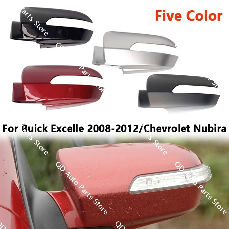 Car Side Rearview Mirror Cover Trim Sticker Decorative Accessories For Buick Excelle 2008 2009 2010 2011 2012 Chevrolet Nubira