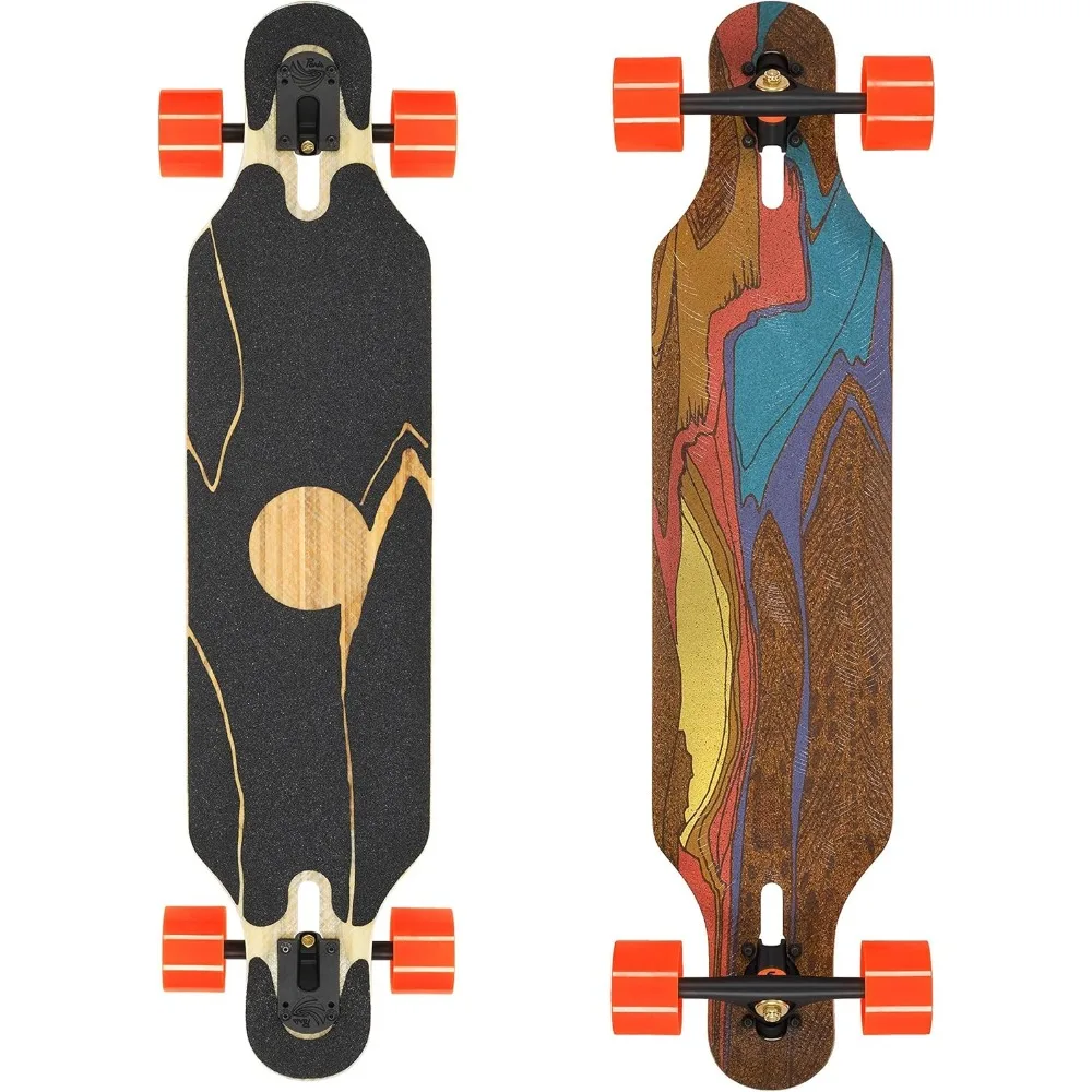 

Long Board Skateboard, Performance Long Board,Designed for Free Riding, Freestyle,and Urban Commuting/alternative Transportation