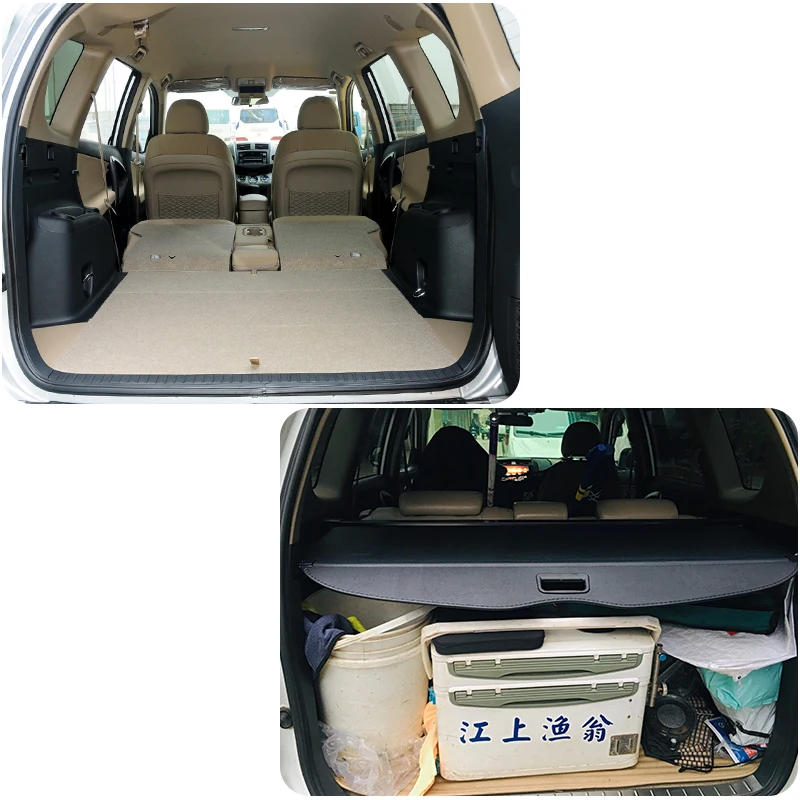 For 2006-2013 Toyota RAV4 Cargo Cover Trunk Retractable Parcel Rack Waterproof Shield Privacy Cargo Cover Auto accessories