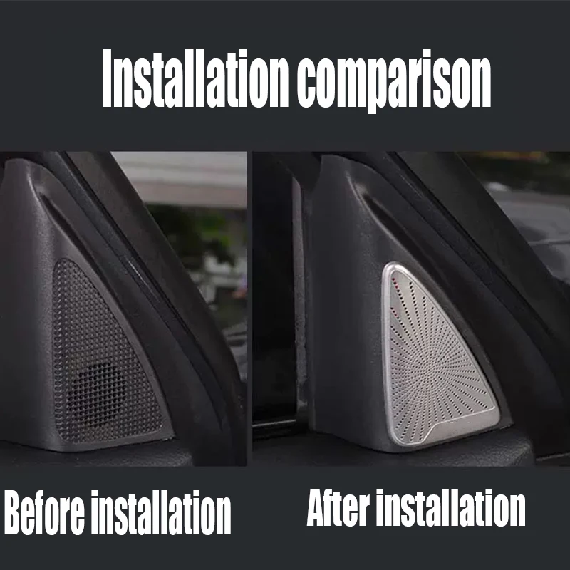 For Hyundai Palisade 2024 2023 2022 2019 Automotive interior A-pillar horn protective cover made of stainless steel material