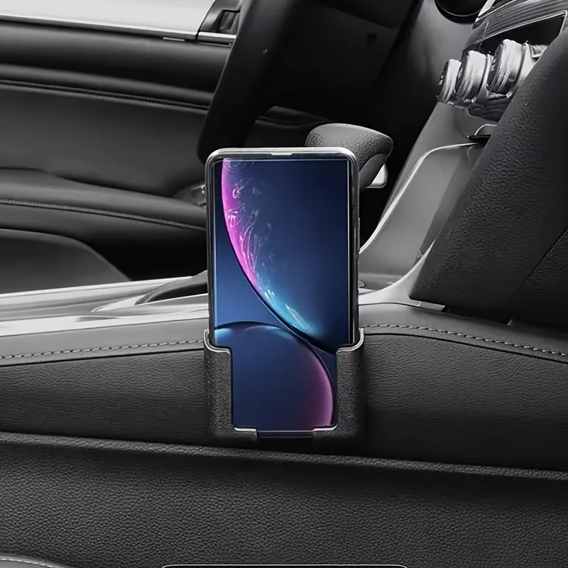 

4pcs(2Pairs) Multifunctional Car Phone Holder Self-Adhesive No-Trace Gravity Stand Adjustable Dashboard Mount