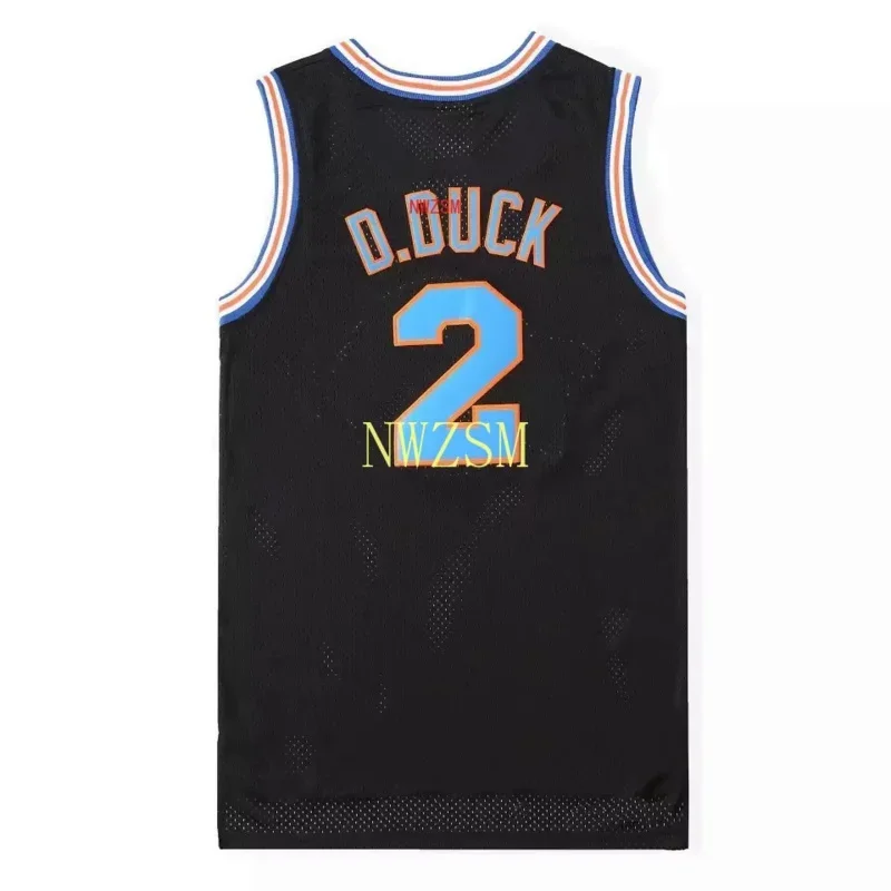 Movie Cosplay Costumes Jam Tune-Squad #1 BUGS #10 LOLA Bunny Basketball Team Jersey Stitched Number Tops Sports Uniform