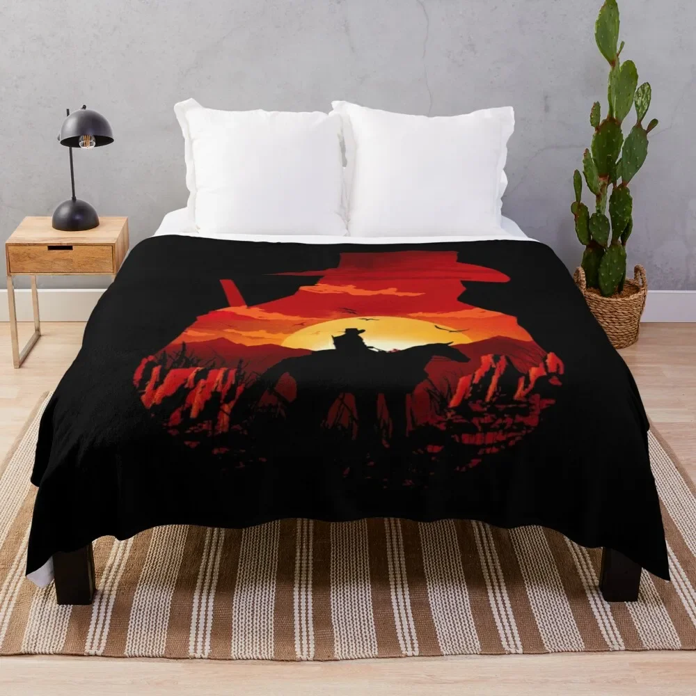 

Red-Logo Throw Blanket Elegant Warm Throw Blanket for Hotel Home