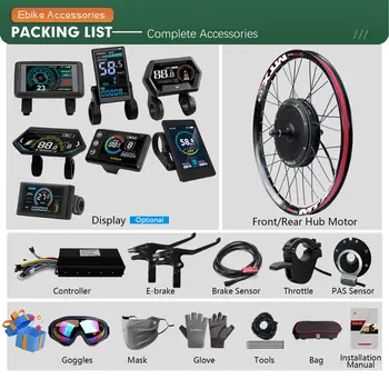 6 最佳銷售 2000瓦電動自行車套件 - №1