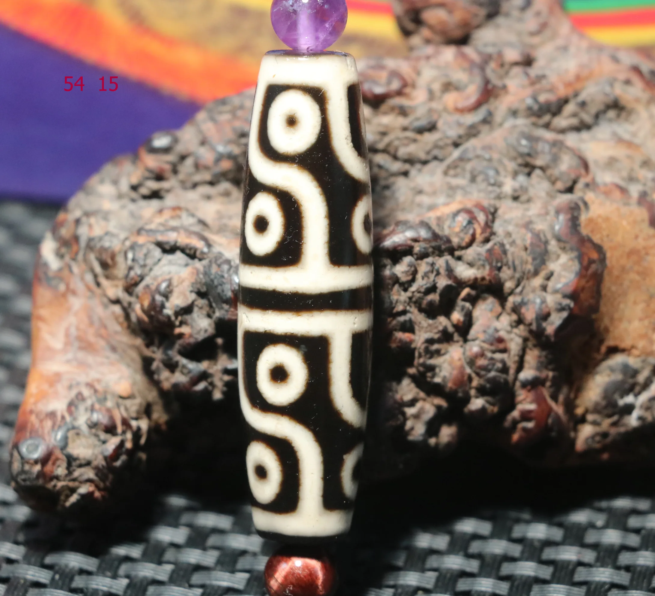 Magic Power Energy Tibetan Old Agate 12 Eyed Master Symbol dZi Bead Amulet For Making Pendant Top 4A+ Timestown UPD210825A1