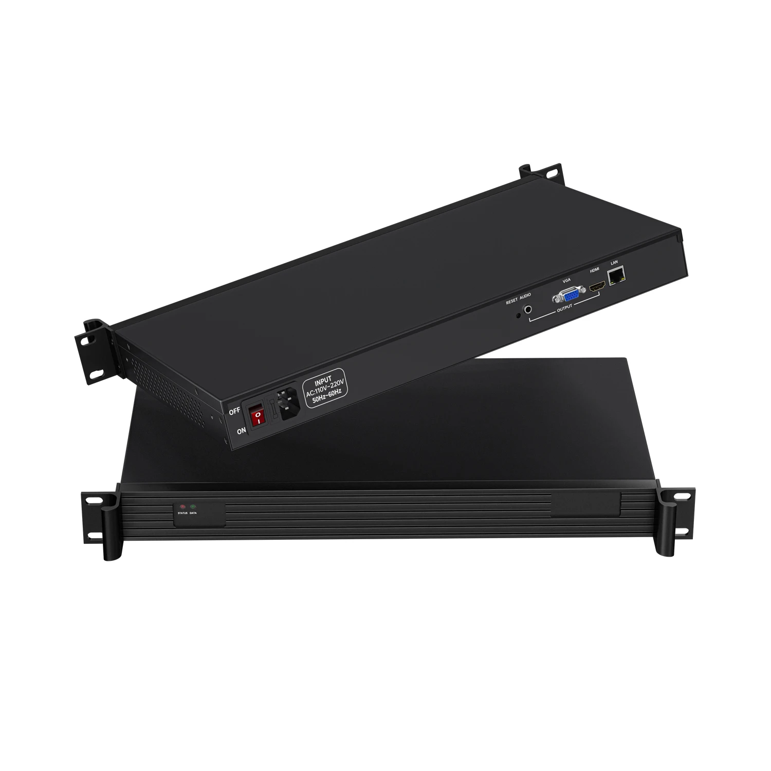 UNISHEEN JM3510C-1U SRT RTMP RTSP H.265 H.264 HDMI VGA SDI Video Stream Output Device Decoder Rack