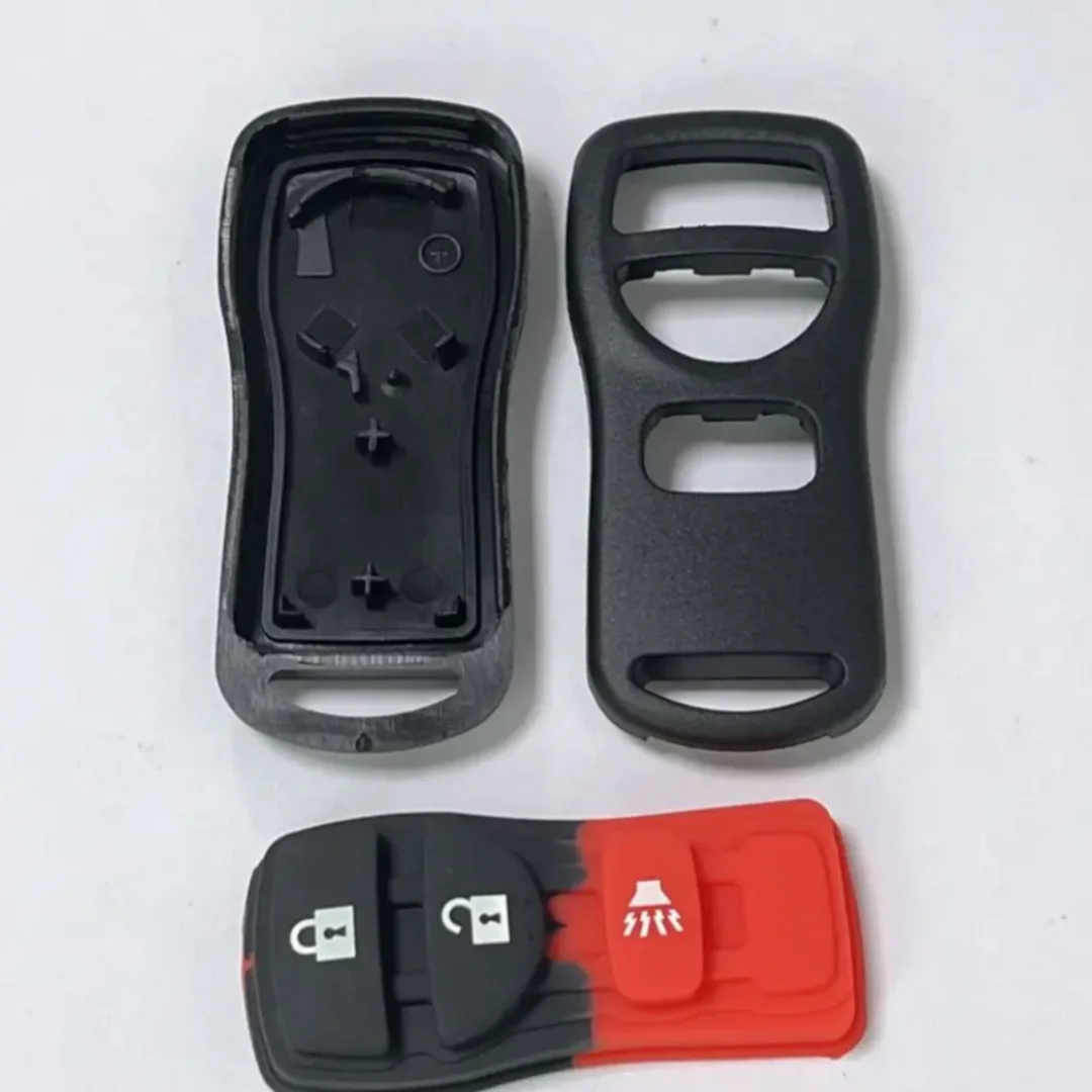 3 Buttons Car Remote Key Shell Fob For Nissan Tiida LIVINA X-Trail QASHQAI Paladin 2003 2004 2005 2006 2007 Case Blank Parts