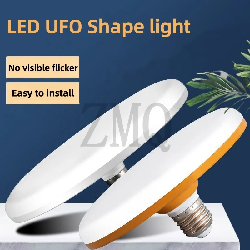 

E27 LED Bulb 220V UFO Lamp E27 LED Lamps Cold White 30W 40W 50W 60W 80W Bombillas Ampoule LED Bulb Lights for Home Lighting