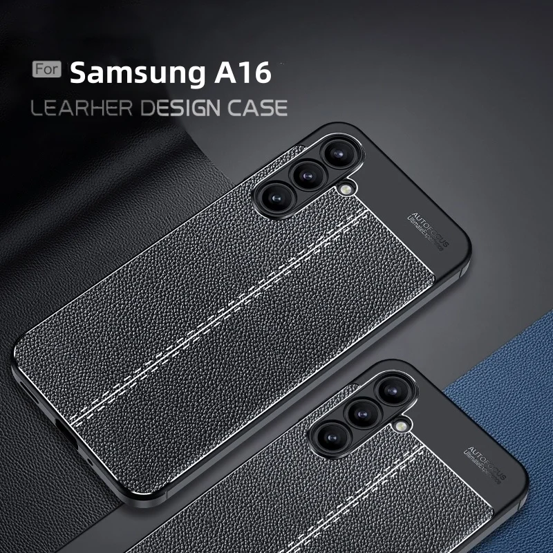 Para funda Samsung Galaxy A16 funda para Samsung A16 A26 A36 A56 A15 A55 A35 A25 A15 A06 Capas TPU Fundas de cuero suave Samsung A16