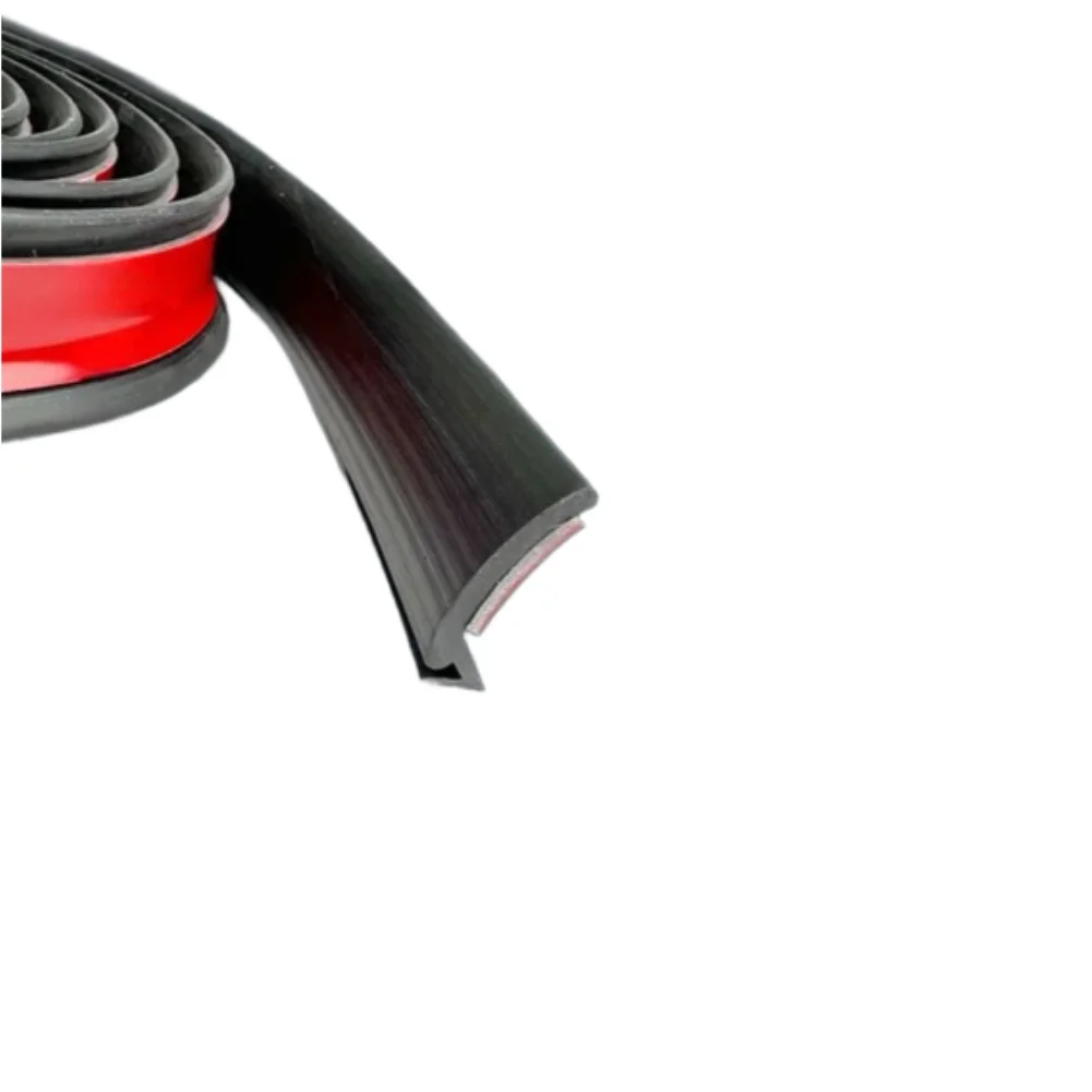 150cm Black Rubber Windshield Seal Strip H Shape Weather Stripping for Front Rear Windshield and Sunroof Sealing