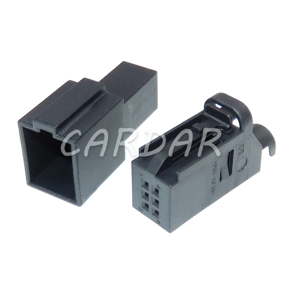 

1 Set 6 Pin 0.6 Series Auto Tire Pressure Alarm Cable Socket For VW Audi AC Assembly 1534121-1 4D0971636 1534121-1 4D0971636