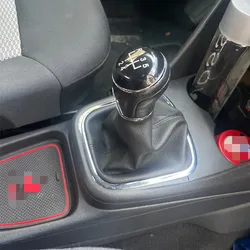 Gear Shift Knob Shifter Lever Stick Gaiter Boot Cover Cars Accessories for Volkswagen VW POLO 6C 2011- 2015 2016 2017 2018 2019