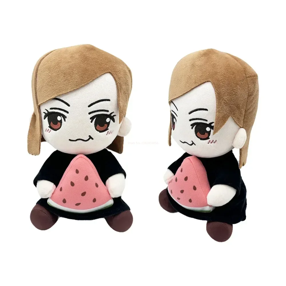 

Jujutsu Kaisen 24cm Plush Dolls Kugisaki Nobara Watermelon Sitting Taito Plush Anime Plush Cartoon Soft Stuffed Kids Toys Gifts