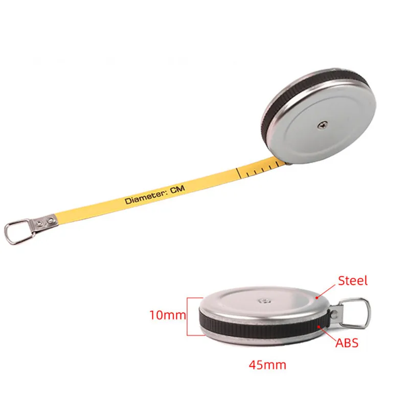 WINTAPE Mini 2M Measuring Tools Stainless Steel Retractable Metric Ruler Tape Measure Construction Wood Measurement Tools