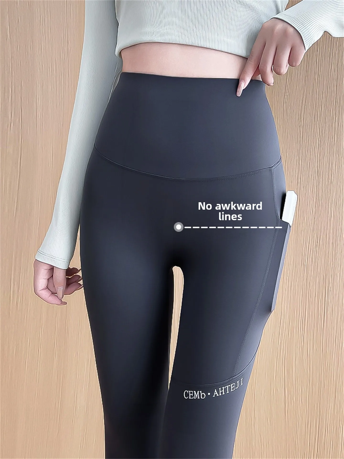 Women's Fitn Yoga Pants arkskin Fce Lined High Waist Tummy Control Long Leggings Autumn Winter Sportswear