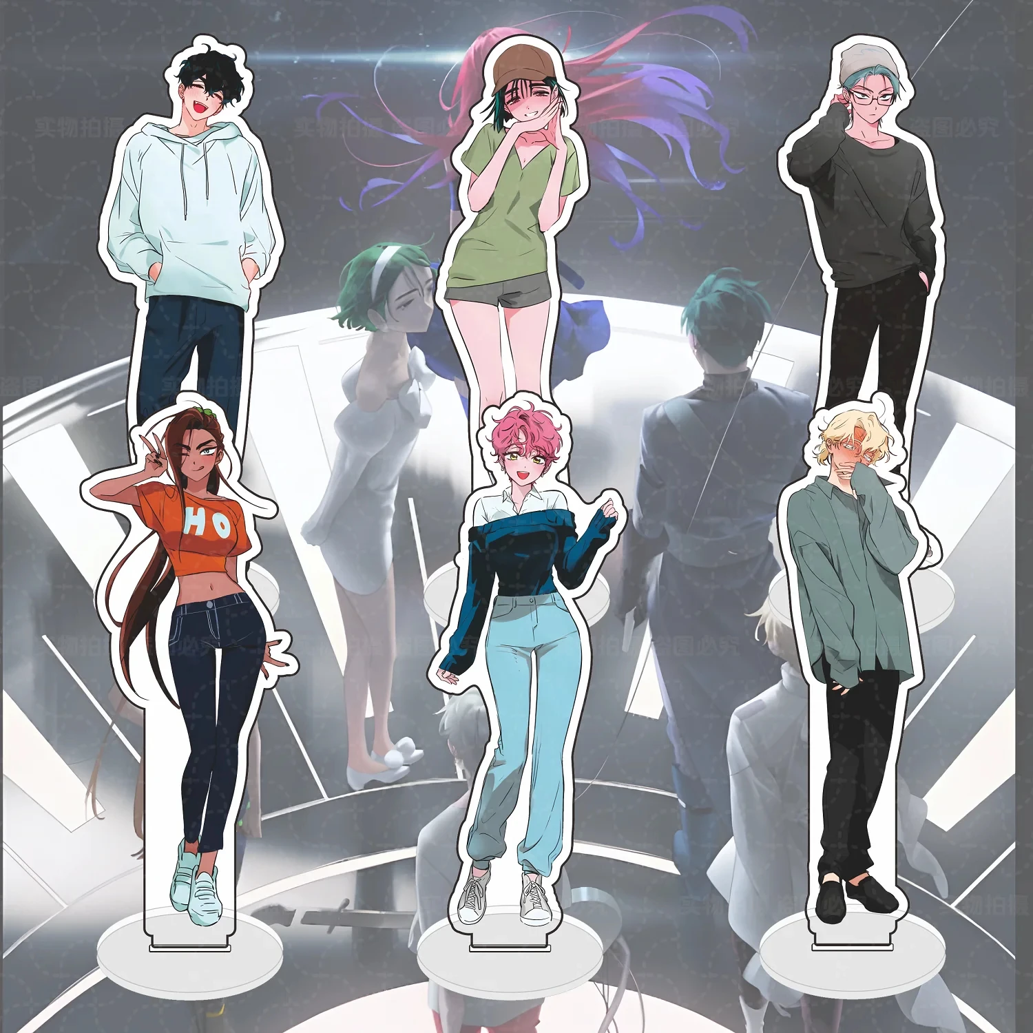 Alien Stage Character Acrilico Standees - Simpatico orecchio di animale Versione Q Mizi/Sua/Till Anime Merch