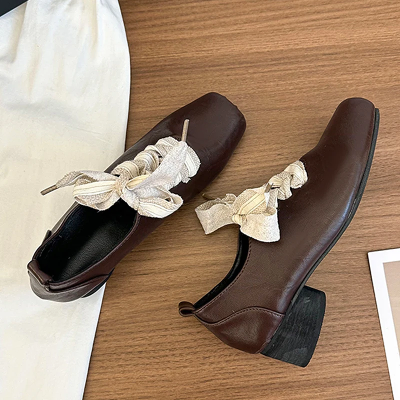 

Женская обувь на каблуке, осенние модные туфли-лодочки в стиле ретро, модельные элегантные туфли, повседневные женские кроссовки, трендовые бренды 2025 года, уютные женские туфли Zapatillas