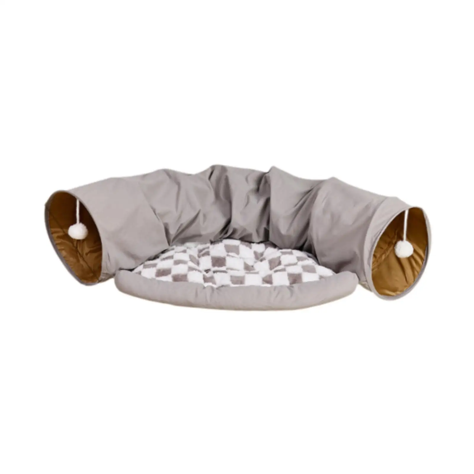 Winter Warm Kat Tunnel Bed Top Huisdier Tunnel Kitty Training Speeltuin Kat Tunnel Nest Interactief voor Outdoor Bunny Cats