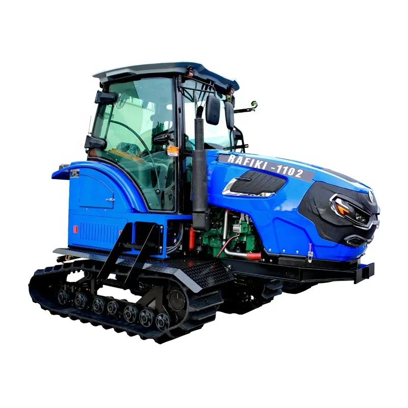 110HP Farm mini rubber crawler tractors used for paddy field and dry field