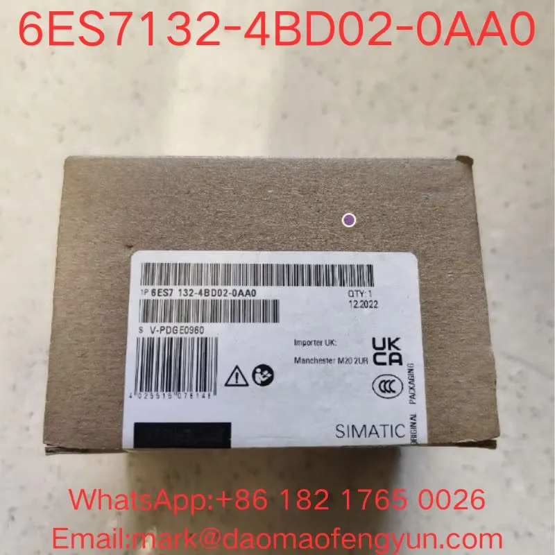6ES7132-4BD02-0AA0 Brand New   SIMATIC DP, 5 electronic modules for ET 200S