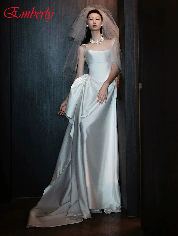 

Customized Square Collar A-Line Elegant Classic Modern Evening Dress High Quality Bespoke Occasion Gowns Temperament Prom Dress