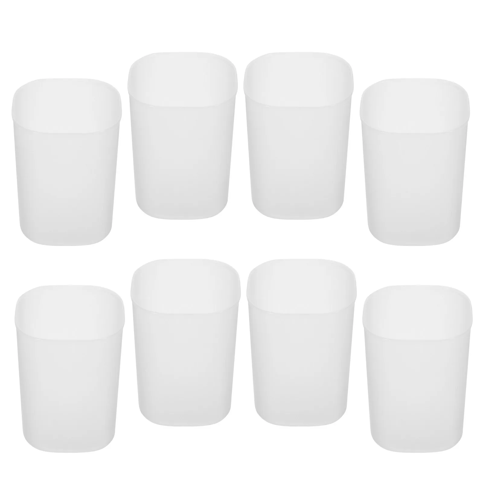 10Pcs Pen Holder Pencil Organizer Stationery Storage Bucket Large Capacity Desk Container Multipurpose Office Home Makeup Brush