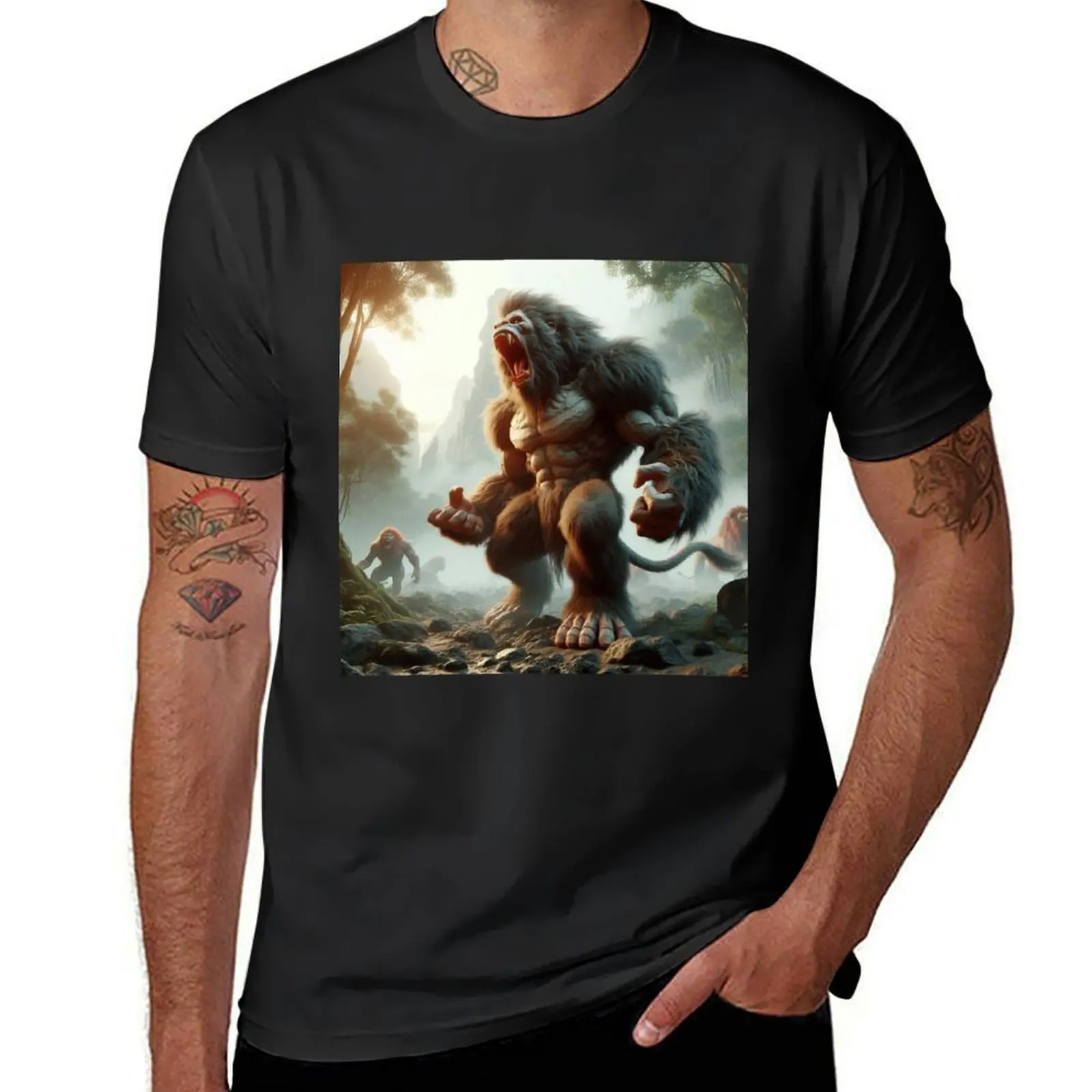 

King of the Jungle T-Shirt customizeds quick drying vintage clothes plus sizes t shirts for men pack