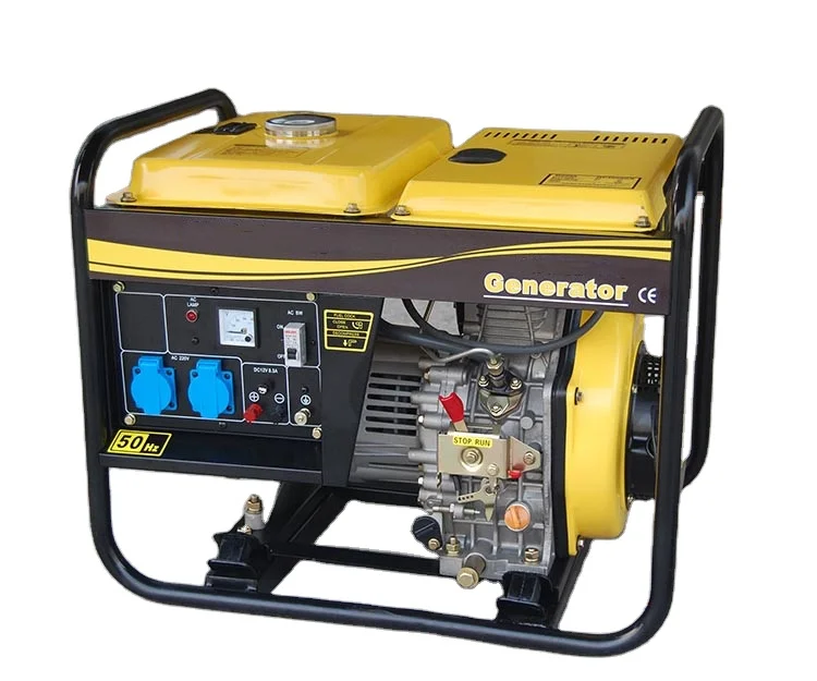 

3KW 5KW 50HZ Open Frame dies el Alternator Generator Price With Single Cylinder Air Cooled Engine