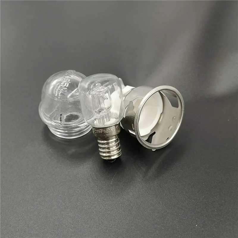 

LICE-6Set E14 Высокая термостойкость 300 градусов Цельсия 250 В 25 Вт Лампа для духовки, патрон для духовки, головка лампы для духового освещения