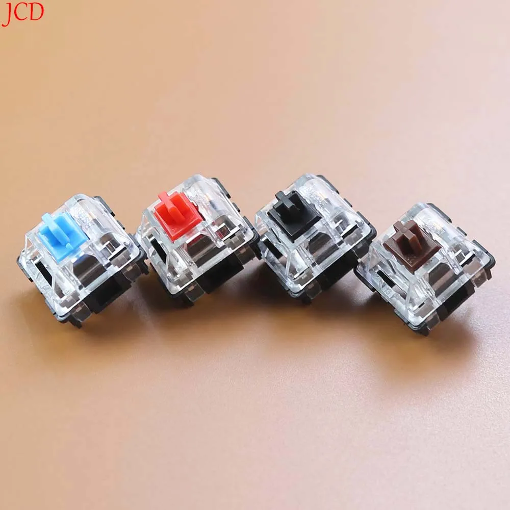 5PCS keyboard keys switch 3Pin Clicky Linear Tactile silent red blue Black Brown Purple Switche For Backlit Mechanical keyboard