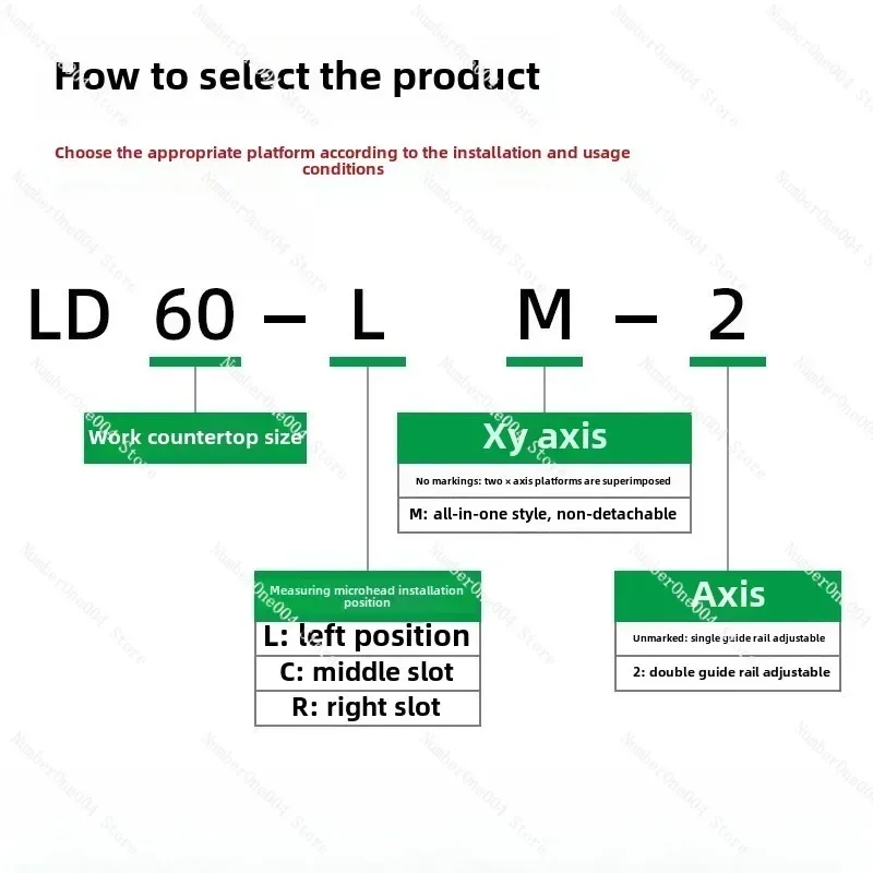 Suitable ForSuitable For XYZ Three-axis Manual Precision Fine-tuning Sliding Table LD40/60/80/90/125-LM Optical Motion Displacem