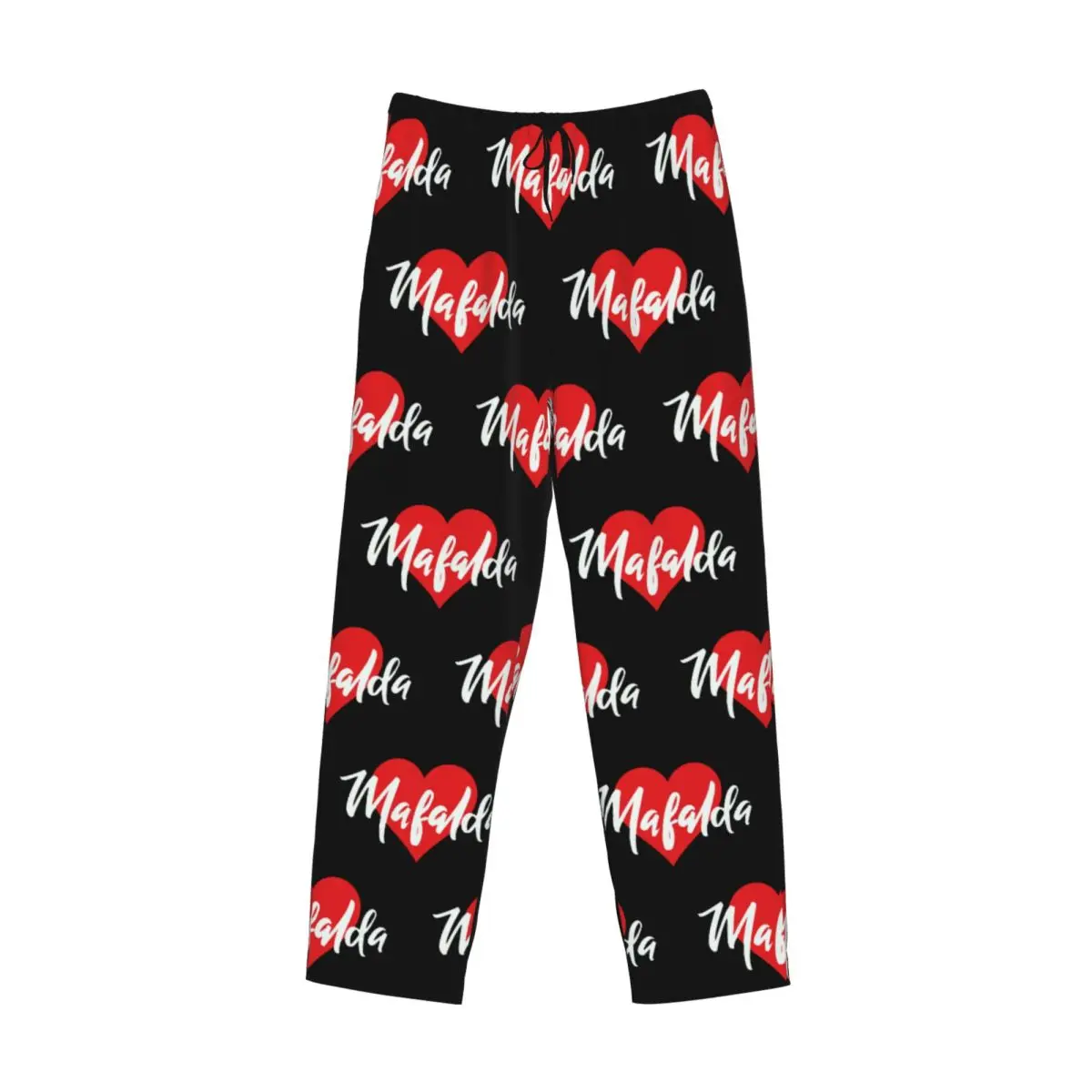 Pantaloni da pigiama Mafaldas Hot Cartoon Love da uomo personalizzati Pantaloni da notte stampati con tasche