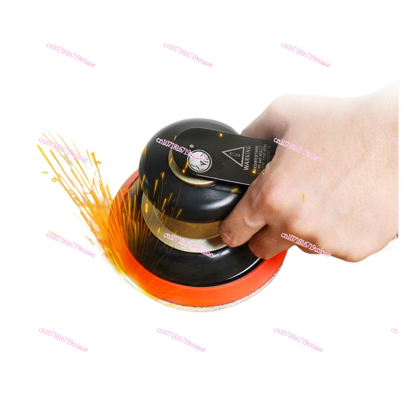 Pneumatic Grinder Car Waxing Polishing Machine Putty Dry Grinding  Industrial Grade Vacuum Air Mill 5-Inch