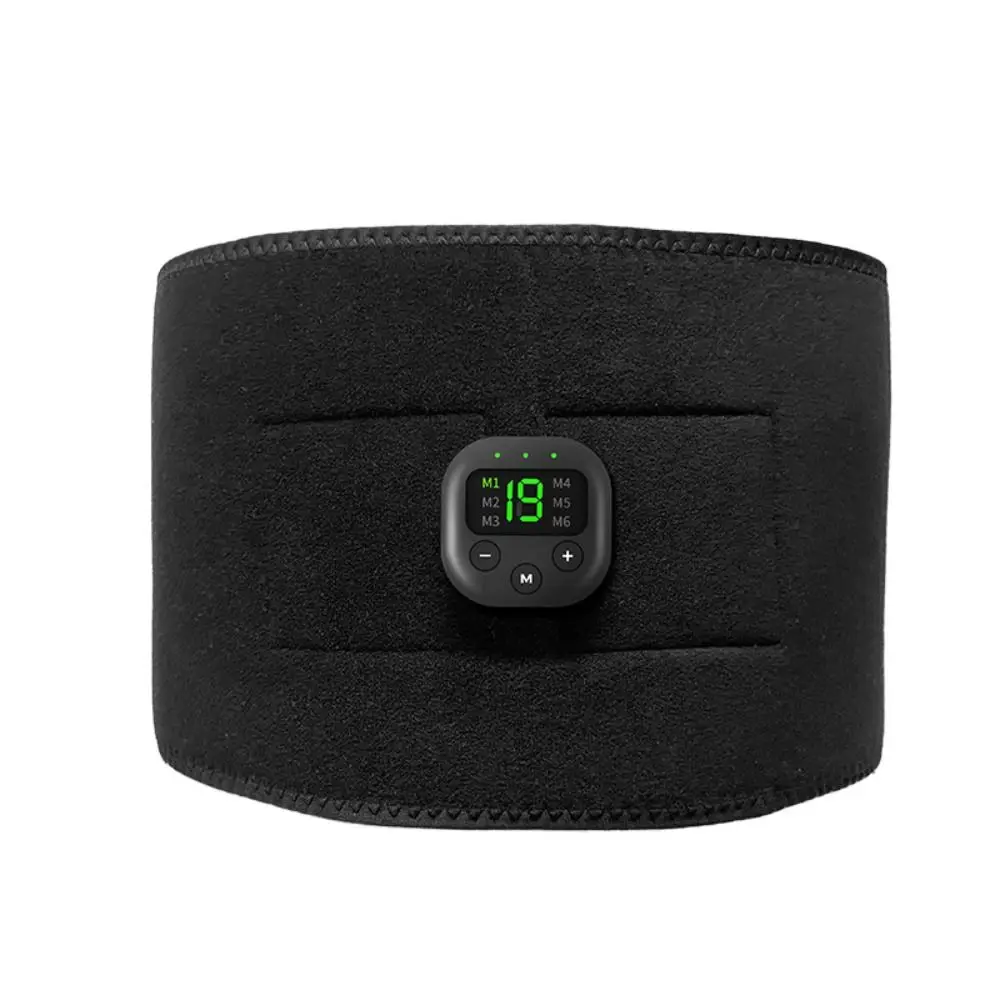 Tonificador Abdominal EMS – Cinturón Masajeador Portátil con Carga USB