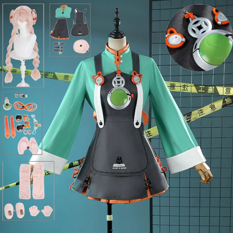 

Zenless Zone Zero Cosplay Costume Cute Anime Dress Game Character Outfit Full Set for Women Halloween Party