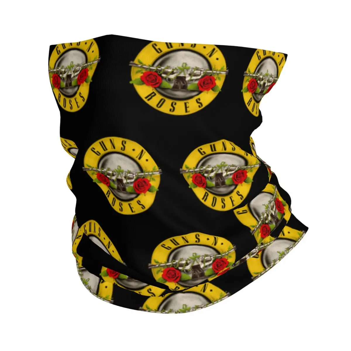 

Guns N Roses Bandana Neck Gaiter Printed Balaclavas Face Mask Scarf Multi-use Cycling Hiking for Men Women Adult Washable