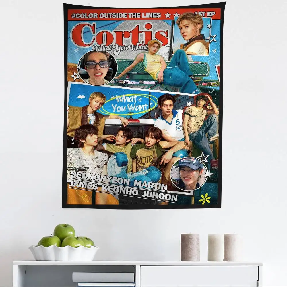 

Гобелен C-CORITIS с художественной печатью, настенный декор в стиле научной фантастики для дома и комнаты