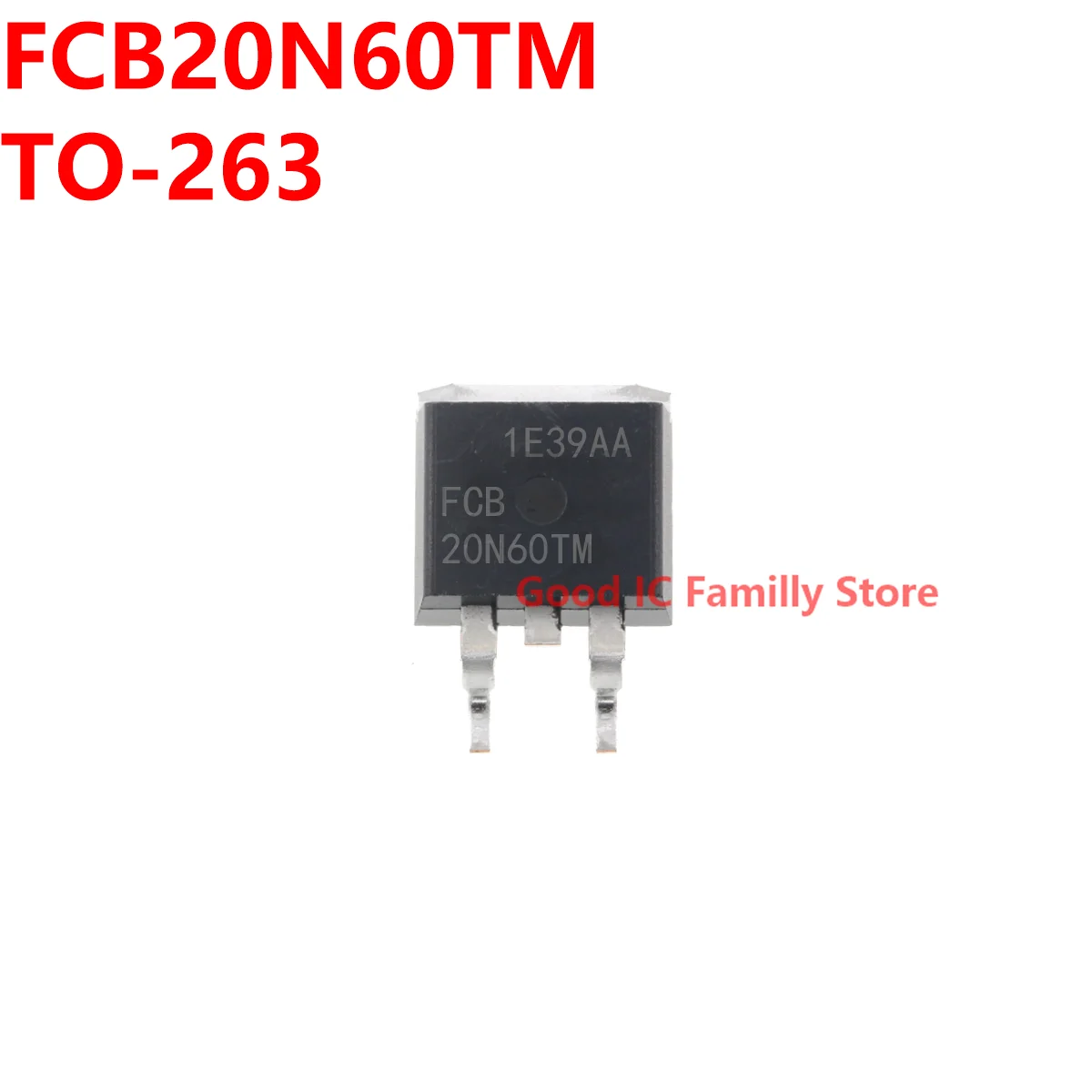 

10PCS FCB20N60TM TO-263