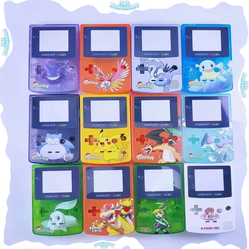 

Pokémon GBC Shell Full Set Housing Shell Game Boy Color Housing Cover Protective Case Anime Peripheral Collection Fun Gifts
